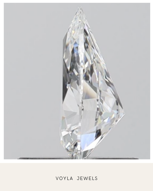 Lab Grown Pear Diamond 1.00ct E VVS2