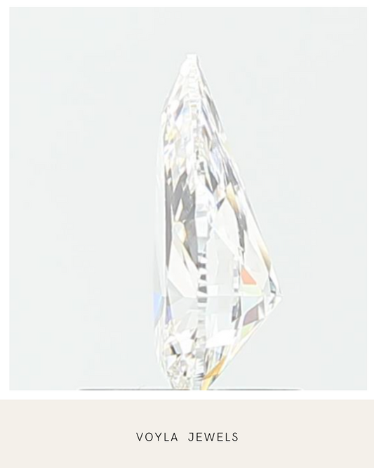 Lab Grown Pear Diamond 1.00ct F VVS2