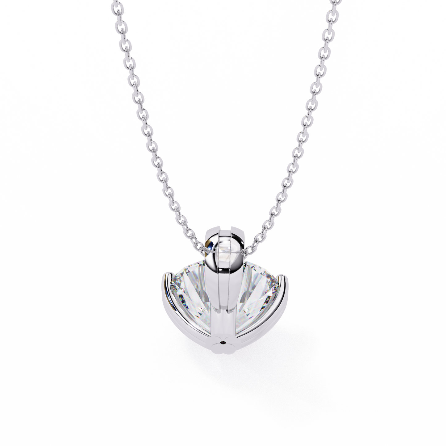 Pure Glint Solitaire Pendant