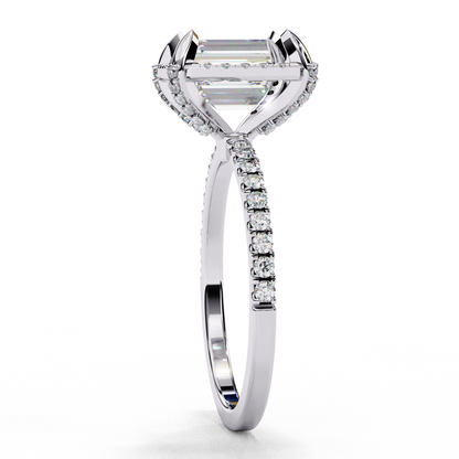 Grace beam Solitaire Ring