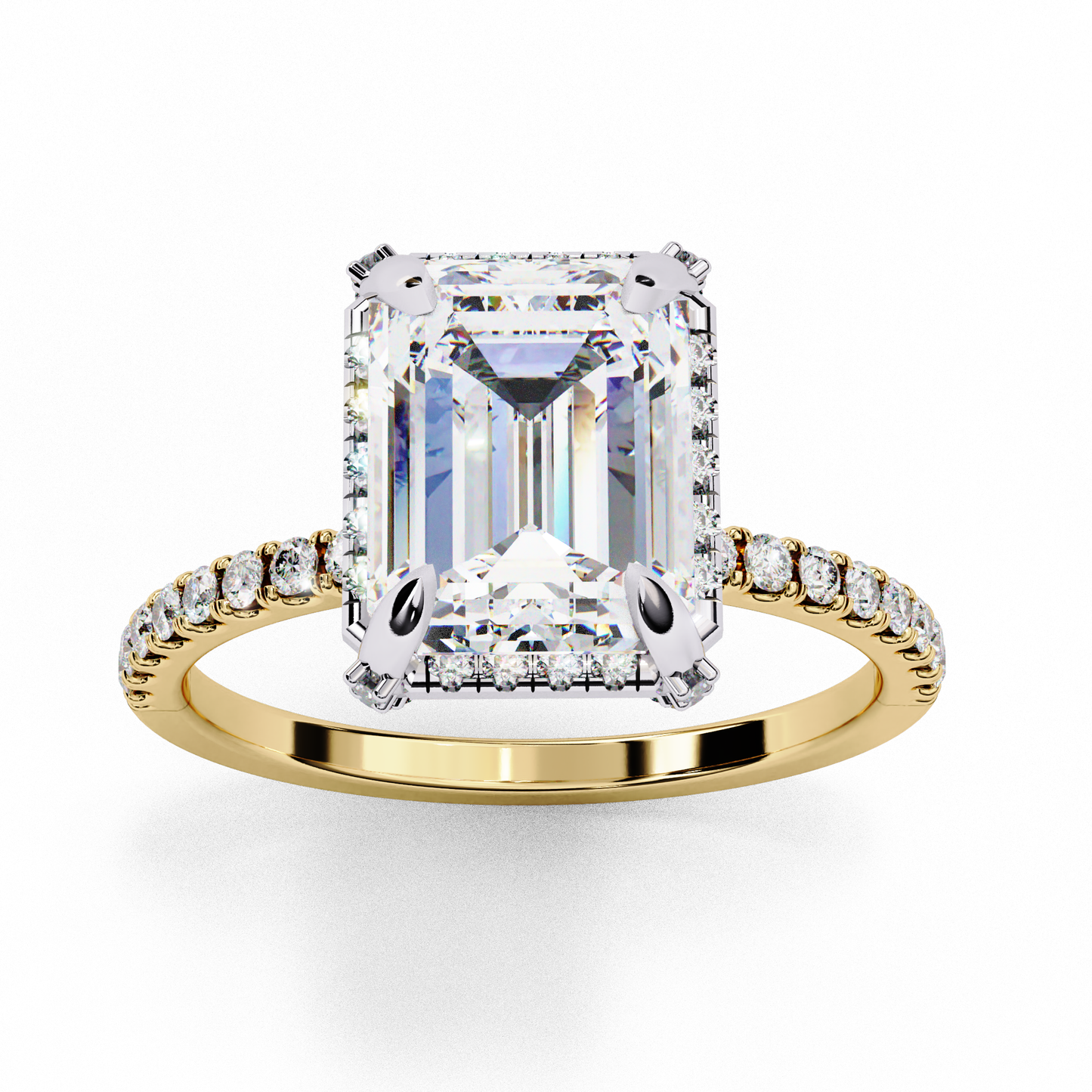 Grace beam Solitaire Ring