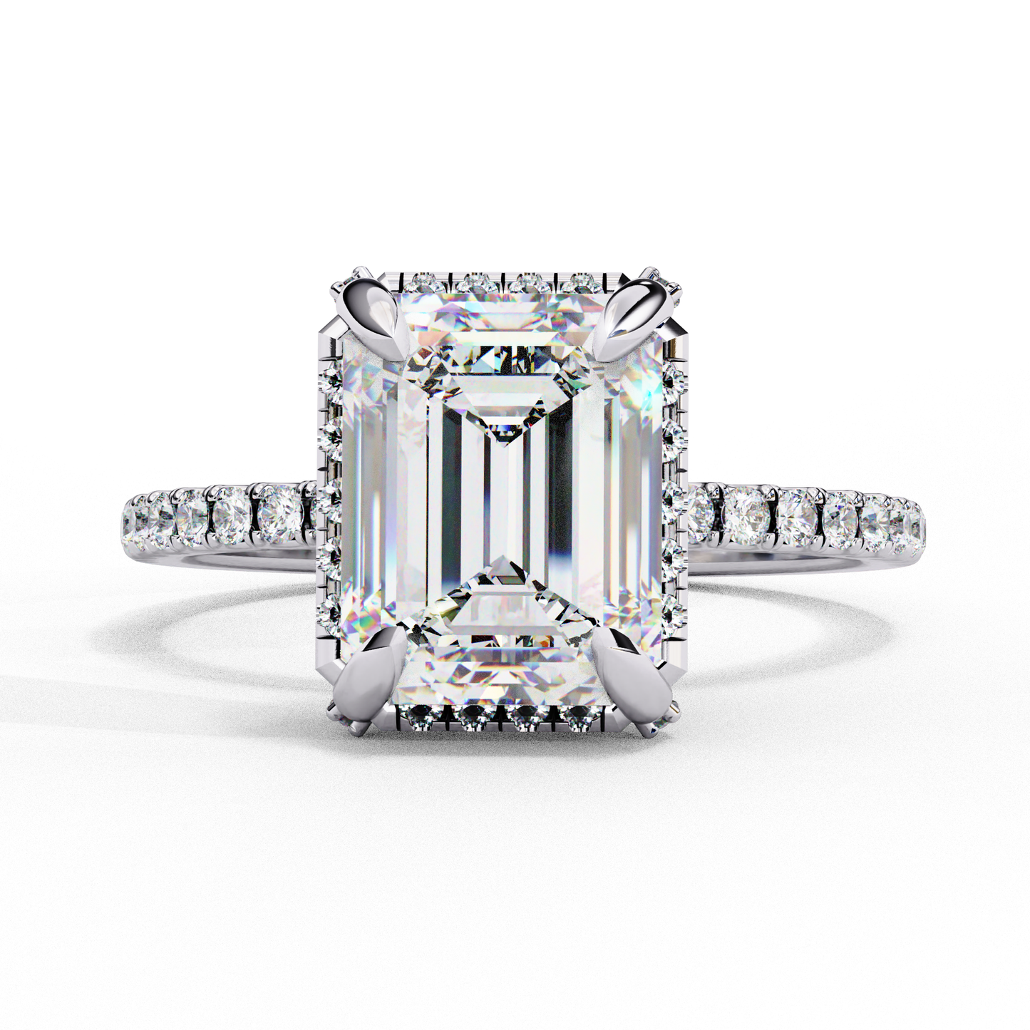 Grace beam Solitaire Ring