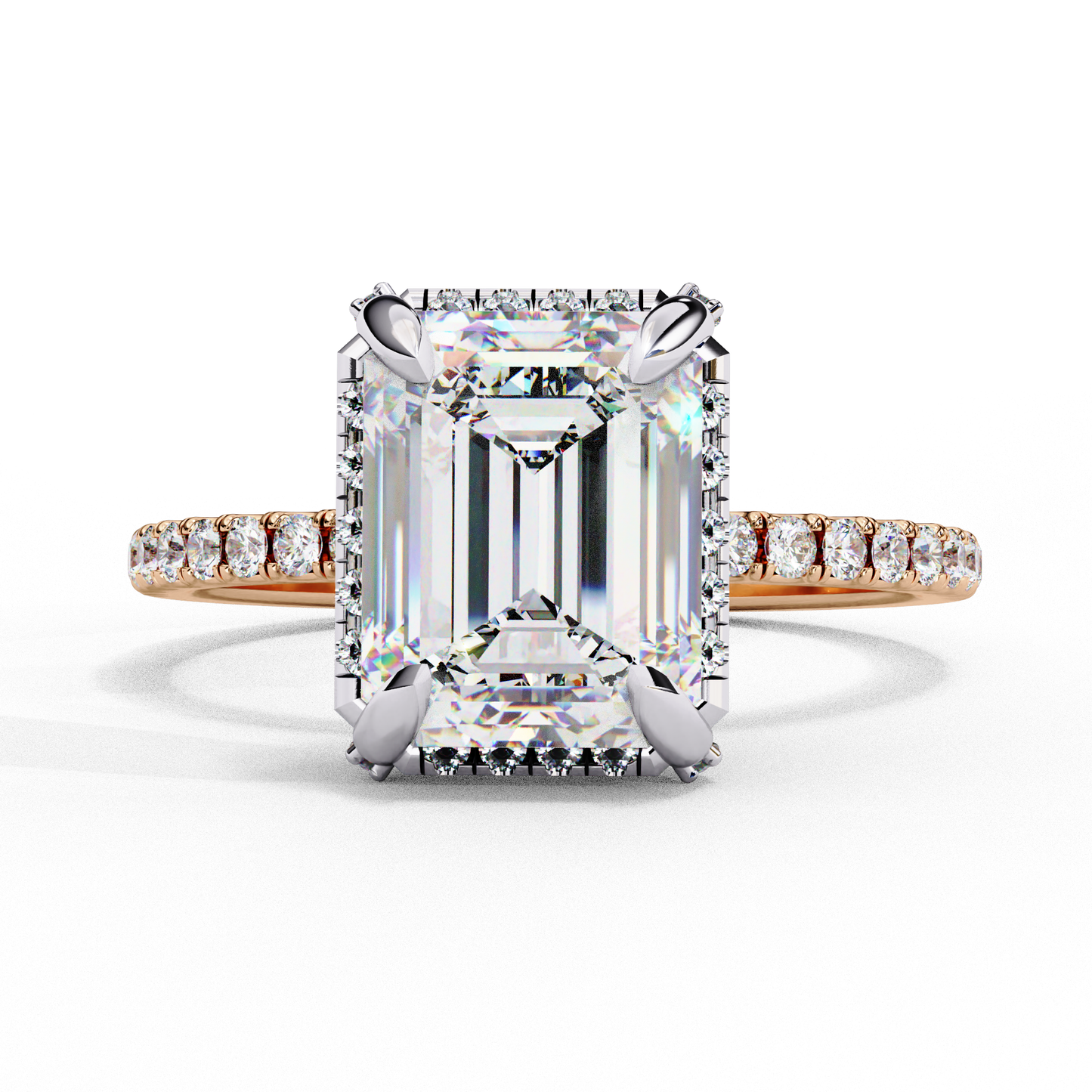 Grace beam Solitaire Ring
