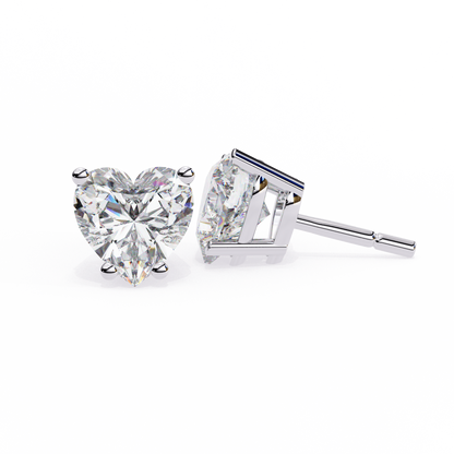True Heart Studs