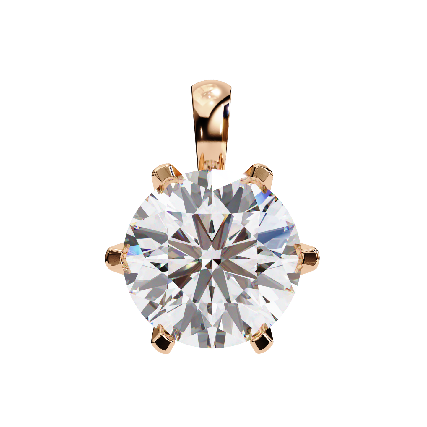 Sol Aura Solitaire Pendant