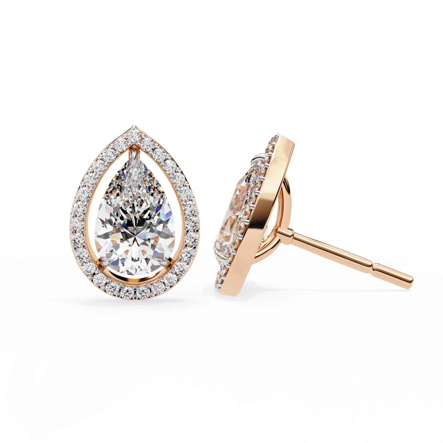 Teara Solitaire Studs