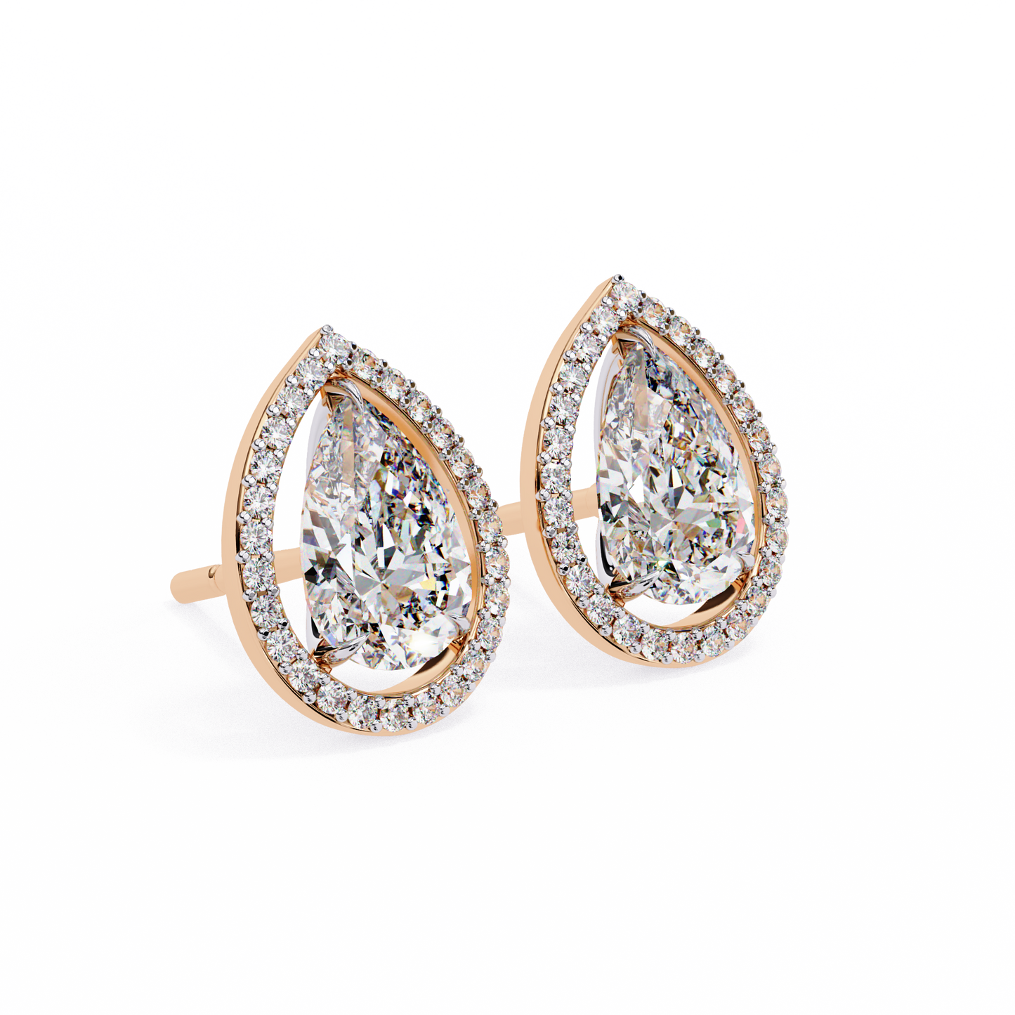 Teara Solitaire Studs