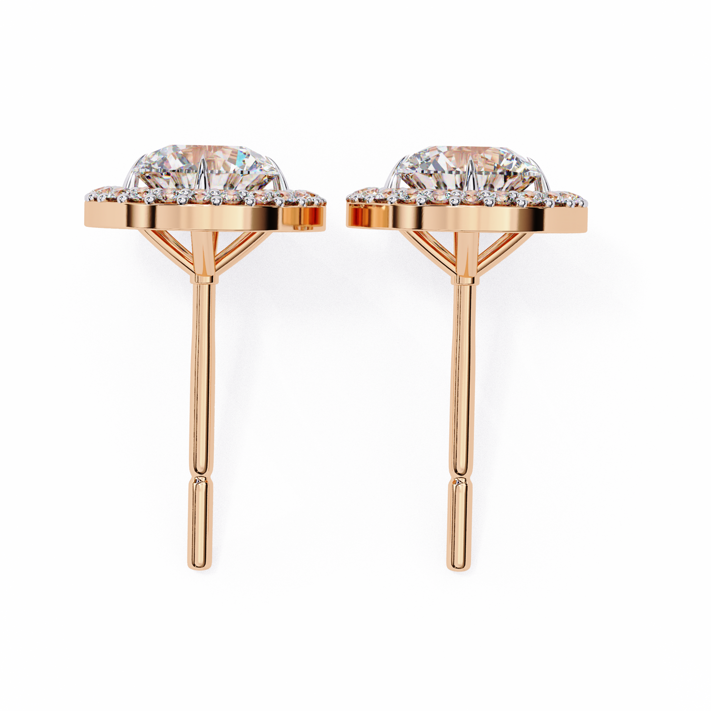 Ovalora Solitaire Studs