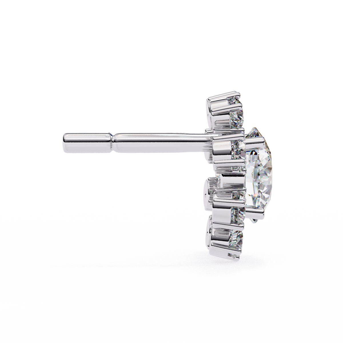 Lumio Halo Solitaire Studs