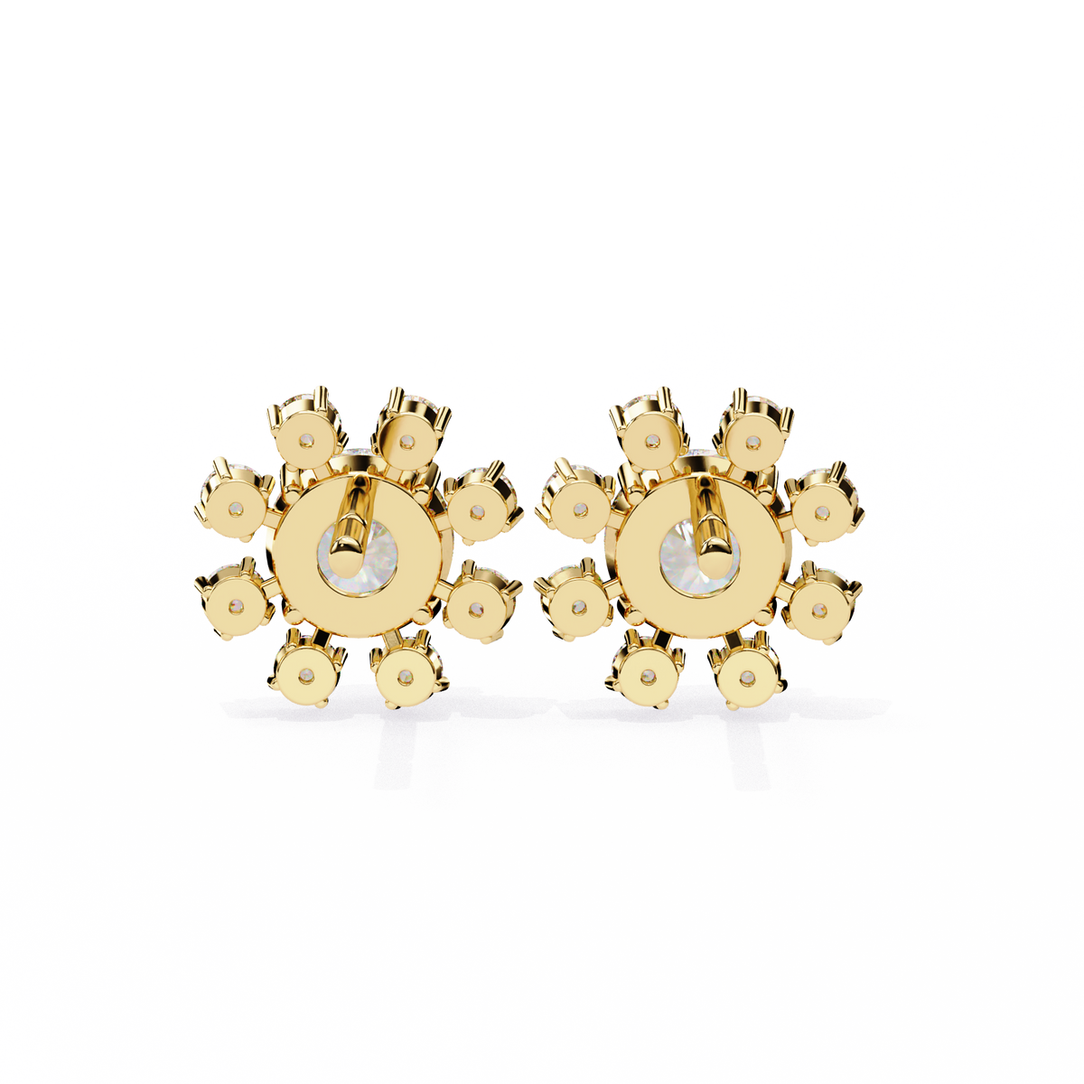 Lumio Halo Solitaire Studs