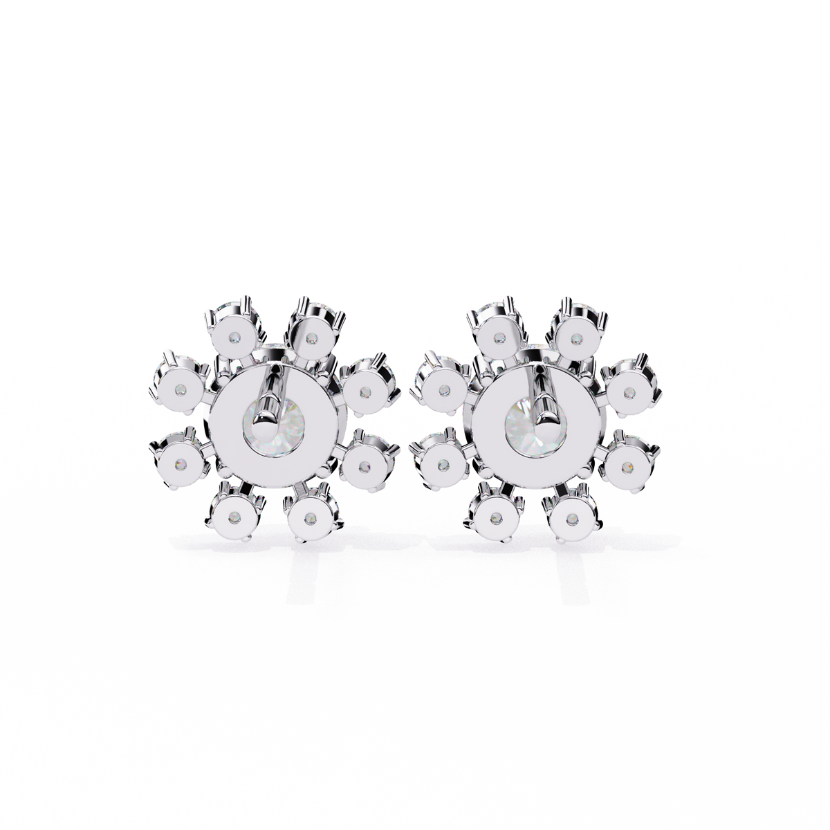 Lumio Halo Solitaire Studs