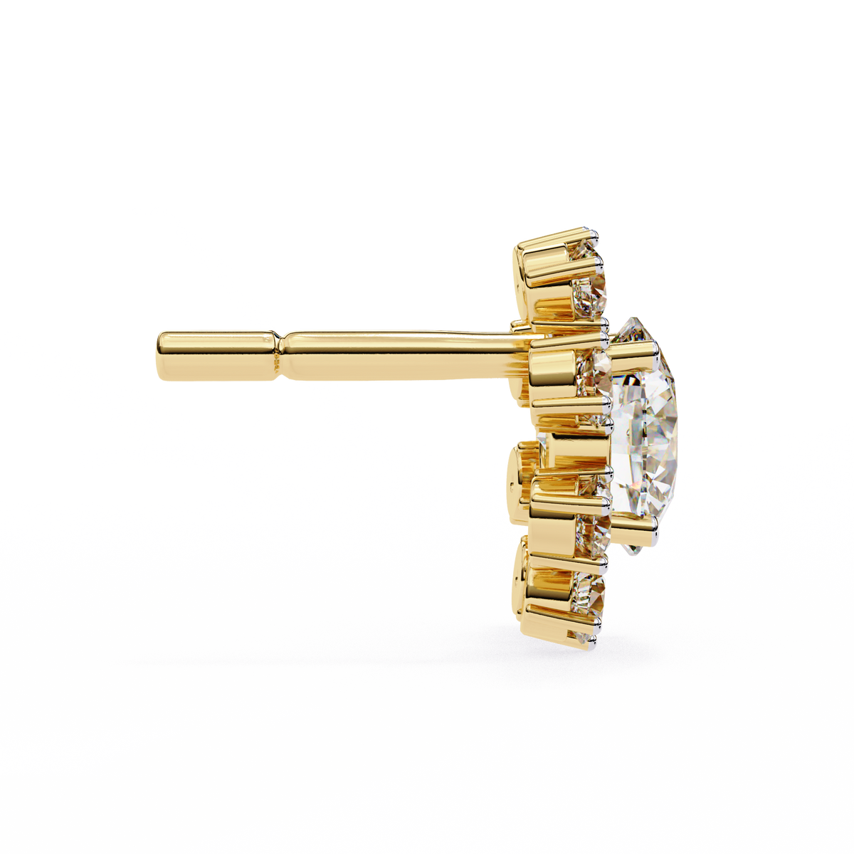 Lumio Halo Solitaire Studs