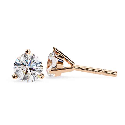 Trinity Glow Solitaire Studs
