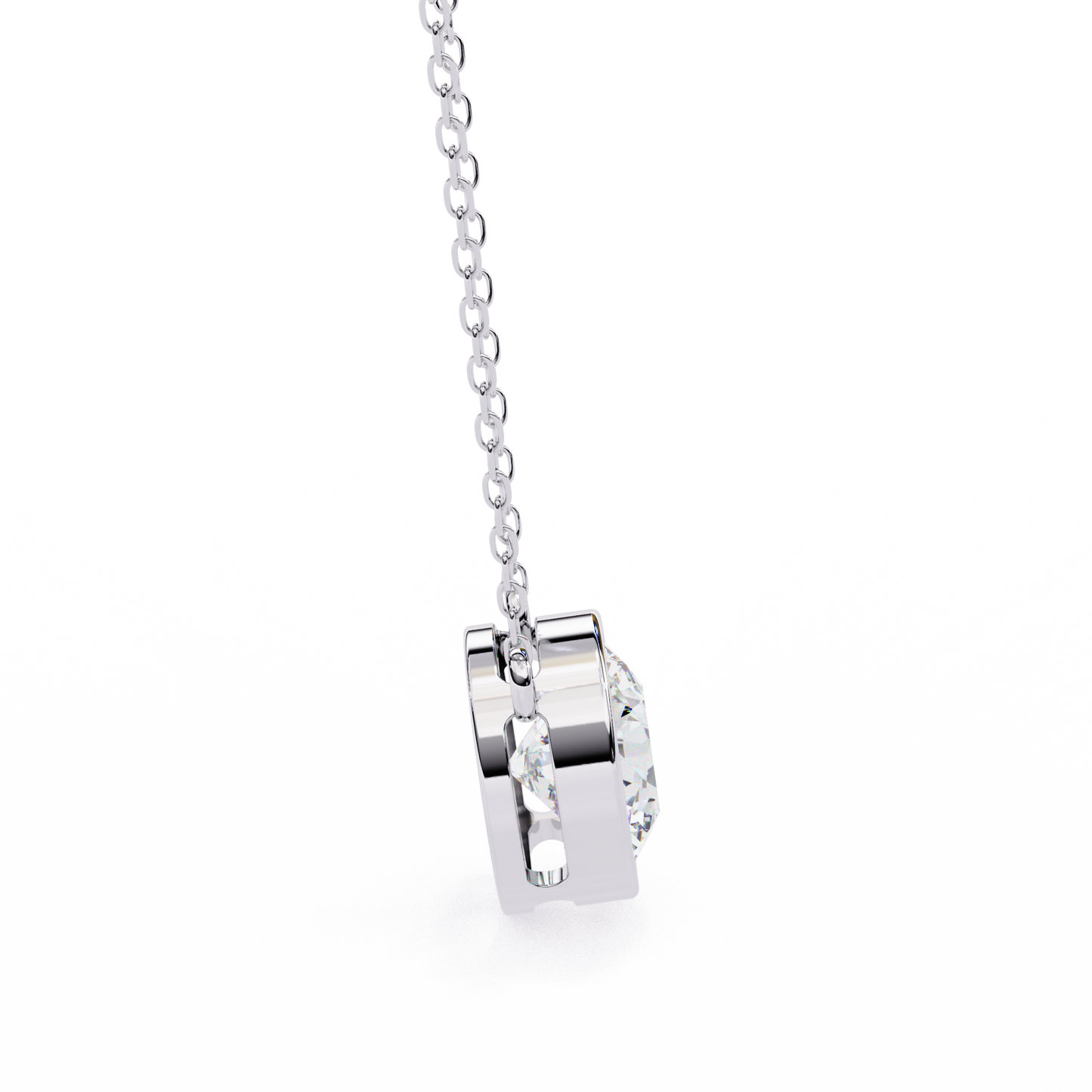 Haloir Solitaire Pendant