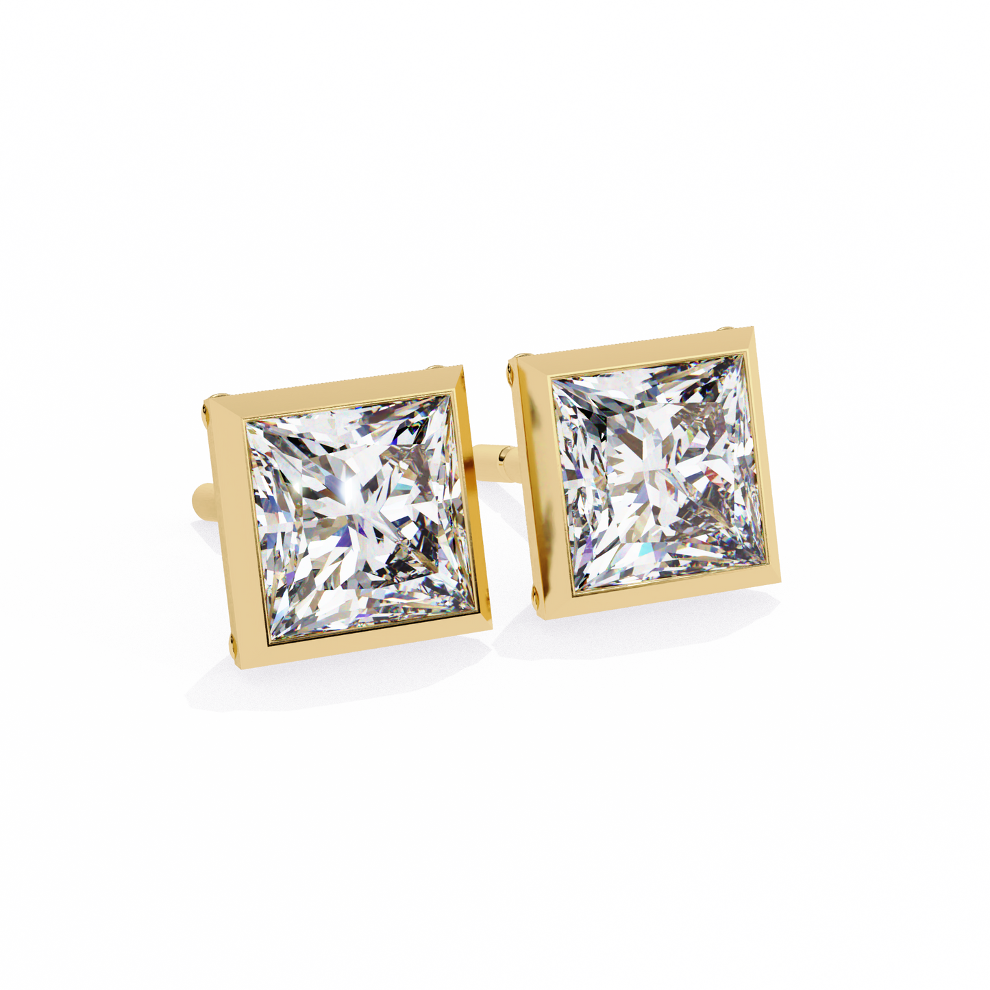 Bezelina Solitaire Studs