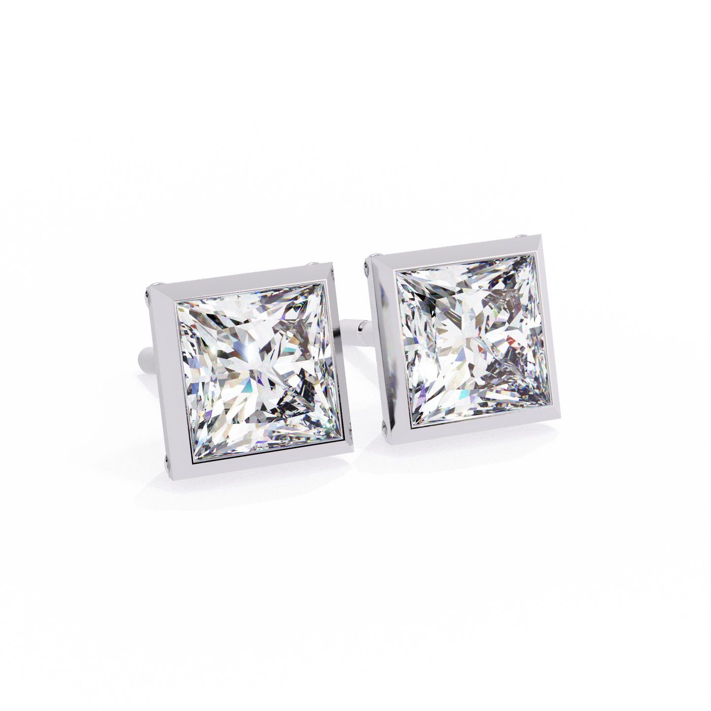 Bezelina Solitaire Studs