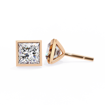 Bezelina Solitaire Studs