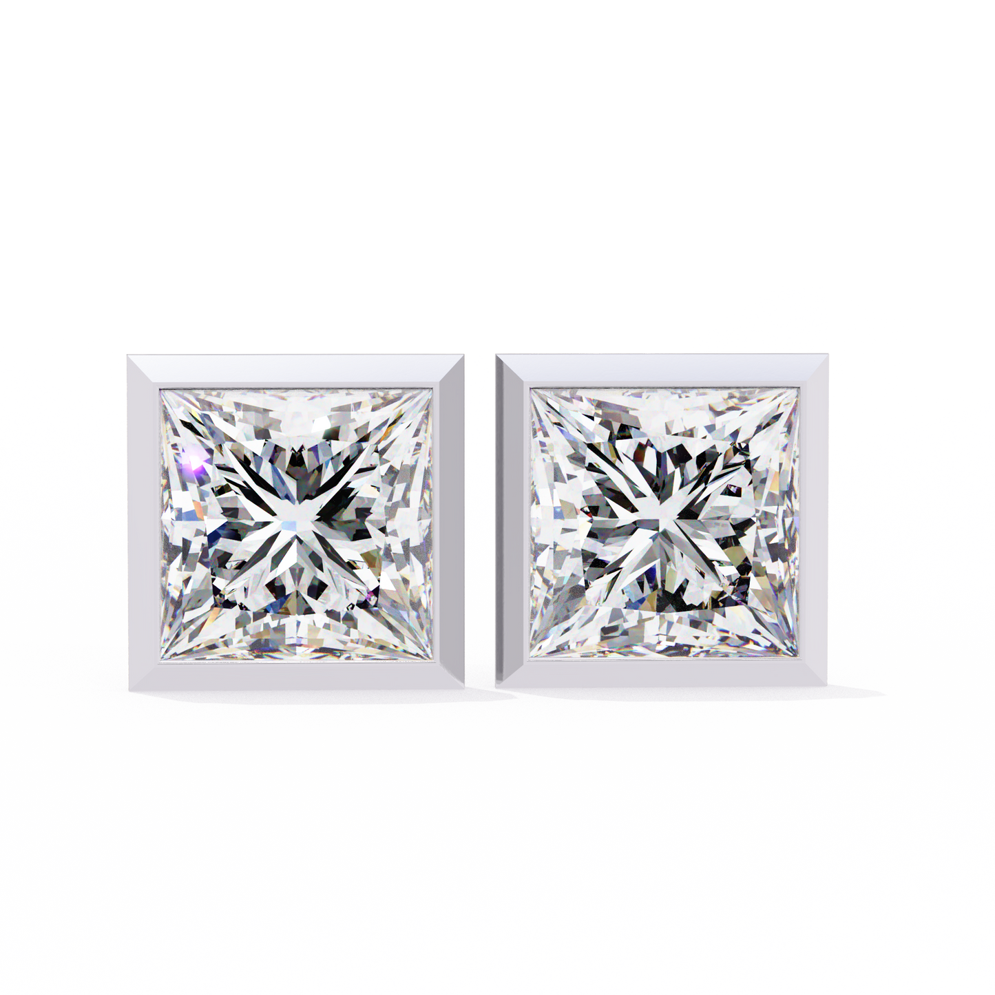 Bezelina Solitaire Studs