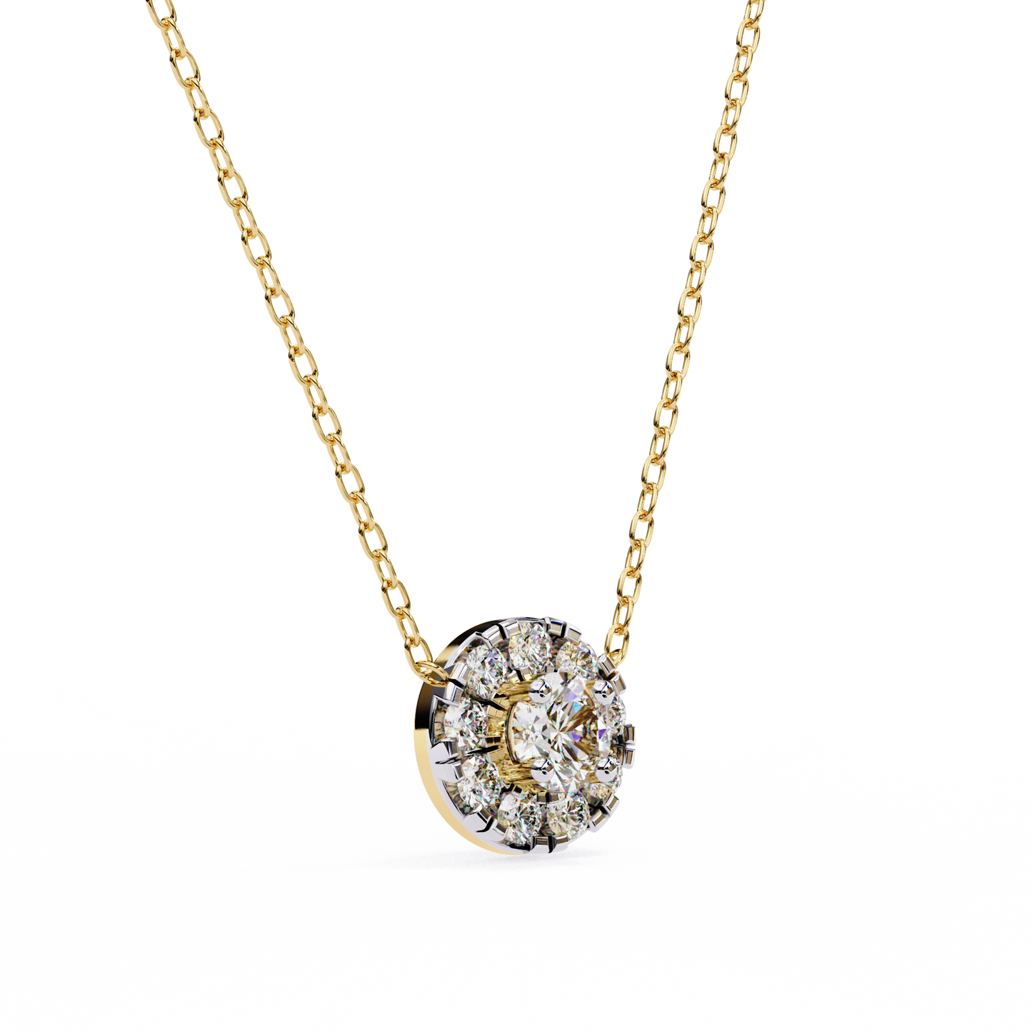Haloria Diamond Pendant