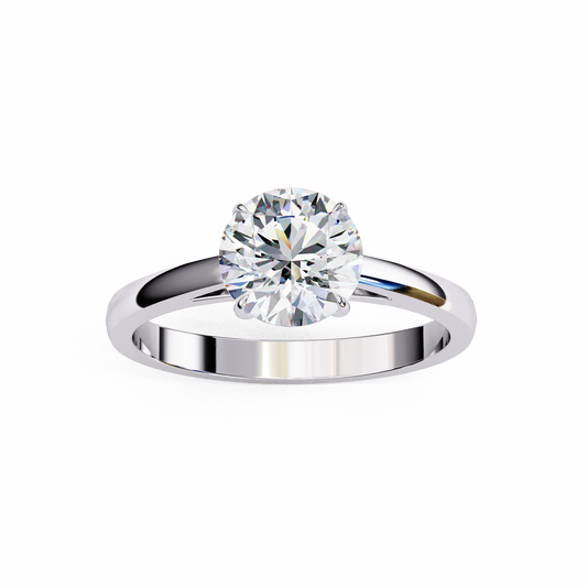 Aura Point Solitaire Ring