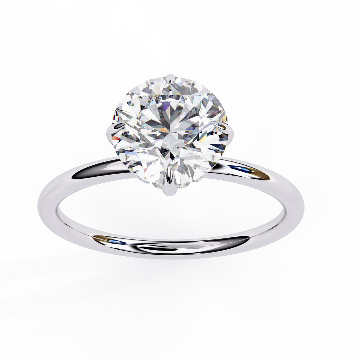 Luminara Solitaire Ring