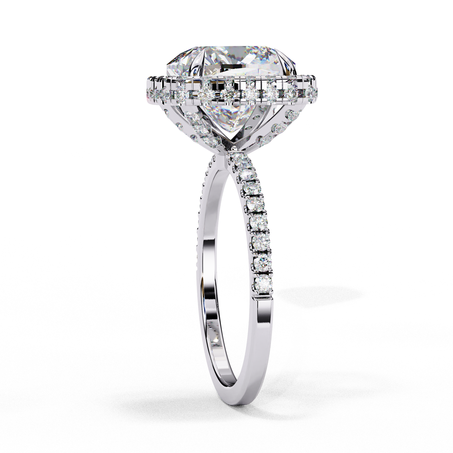 LumiCush Solitaire Ring