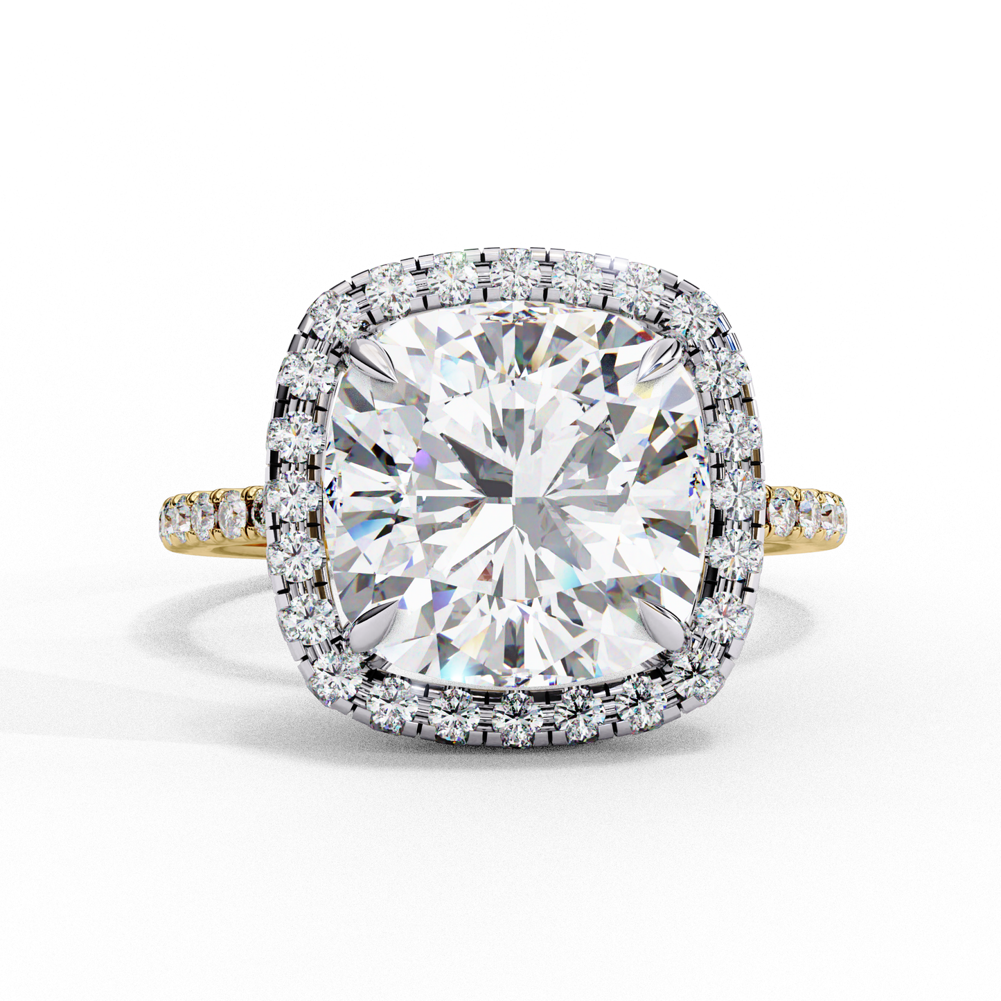 LumiCush Solitaire Ring