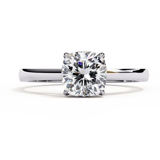 Velvet Glow Solitaire Ring