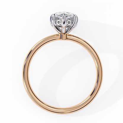 Radiant Dew Solitaire Ring