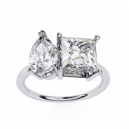 Celestial Embrace Solitaire Ring