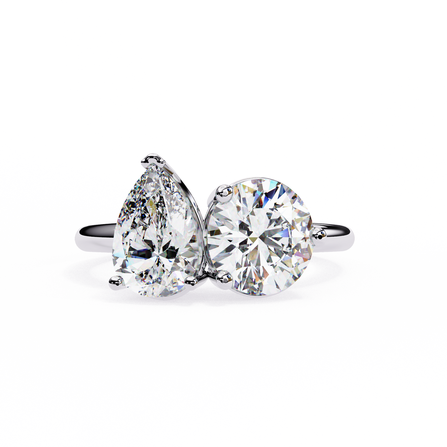 Tear of Light Solitaire Ring