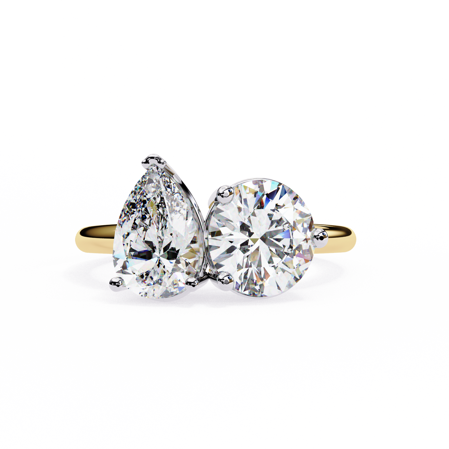 Tear of Light Solitaire Ring