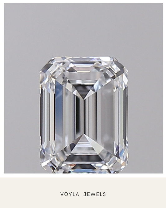 Lab Grown Emerald Diamond 1.00ct D VVS2