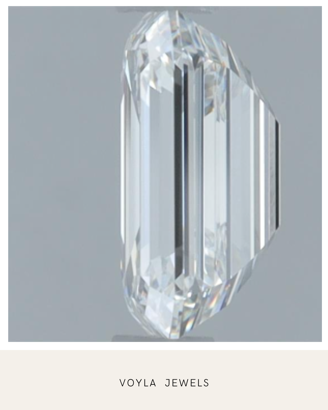 Lab Grown Emerald Diamond 1.00ct E VVS2