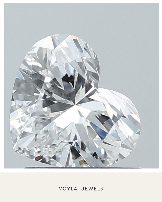 Lab Grown Heart Diamond 1.00ct D VVS1
