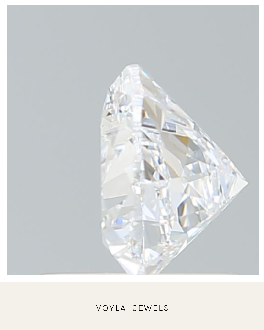 Lab Grown Heart Diamond 1.00ct F VVS2