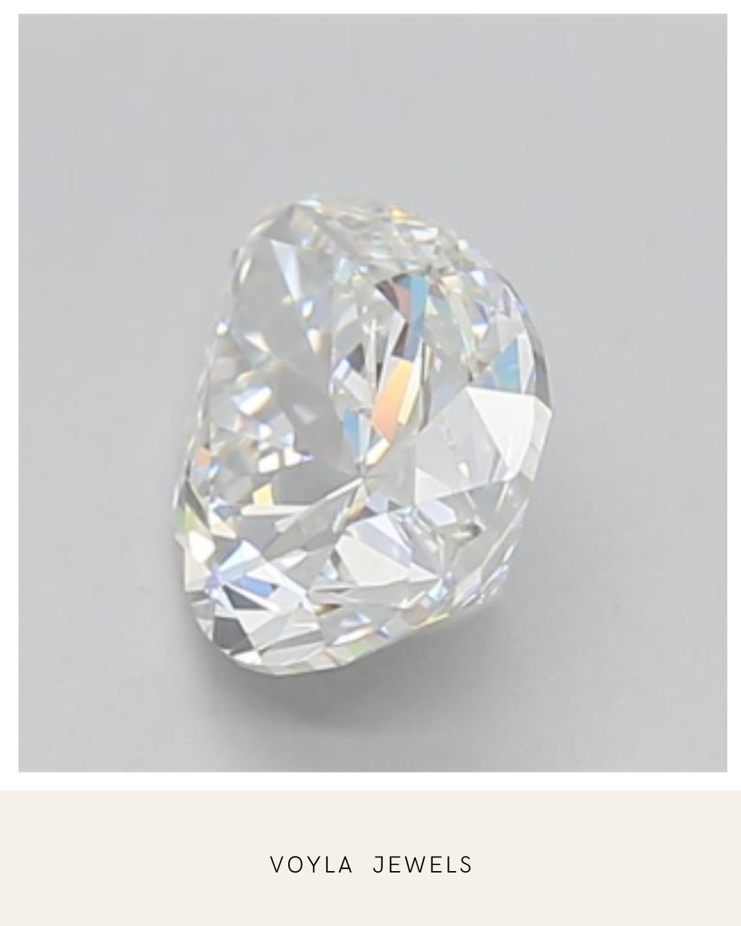 Lab Grown Pear Diamond 1.00ct F VVS1