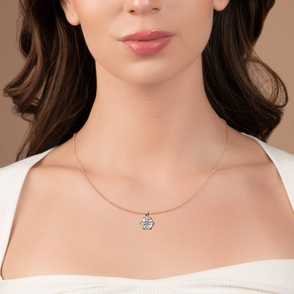 Sol Aura Solitaire Pendant