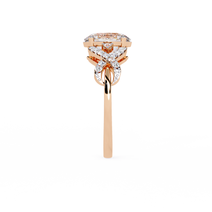 Lunaire Cascade Solitaire Ring