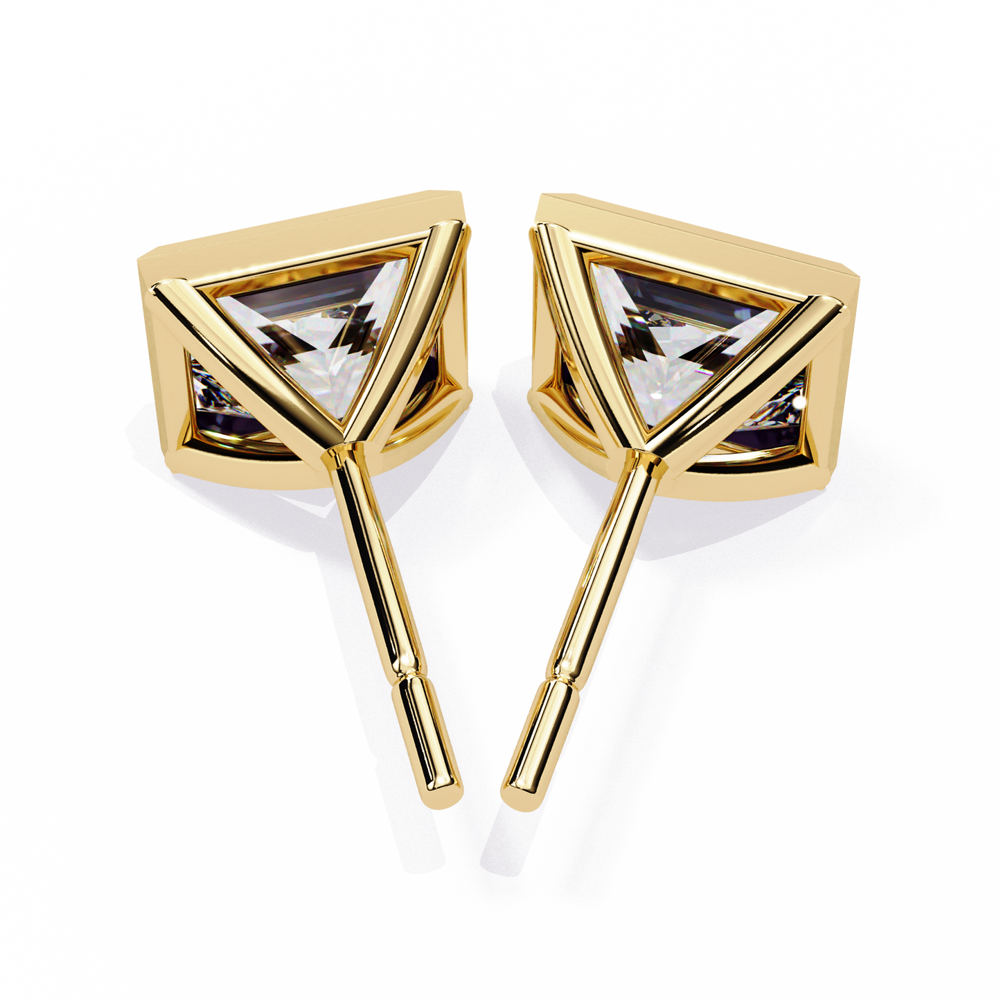 Bezelina Solitaire Studs