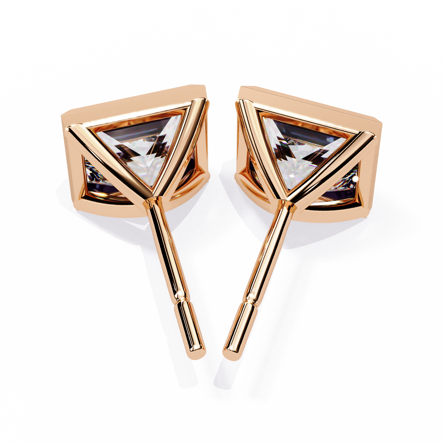 Bezelina Solitaire Studs
