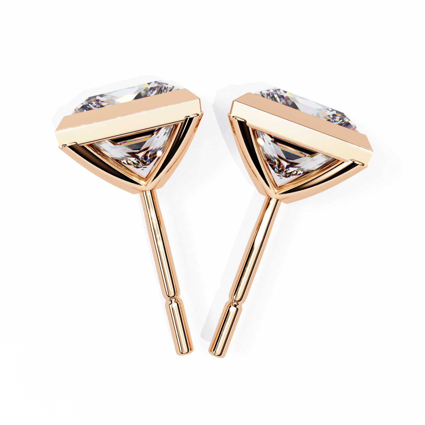 Bezelina Solitaire Studs
