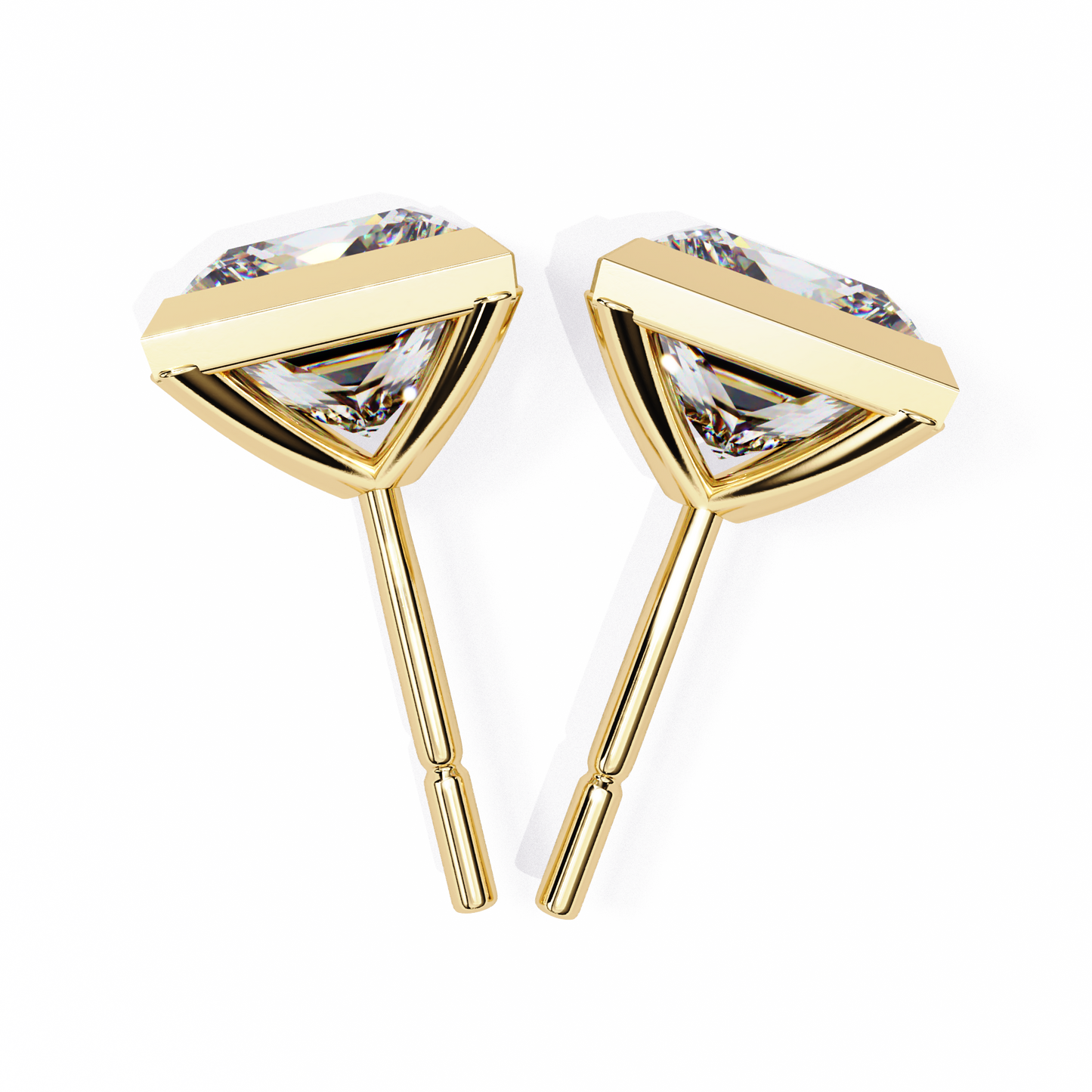 Bezelina Solitaire Studs