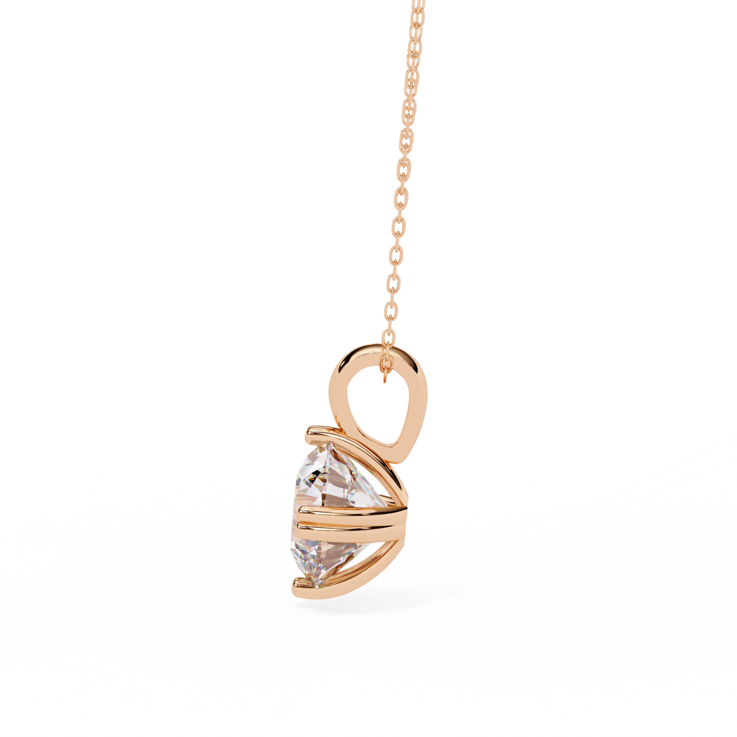 Pure Glint Solitaire Pendant