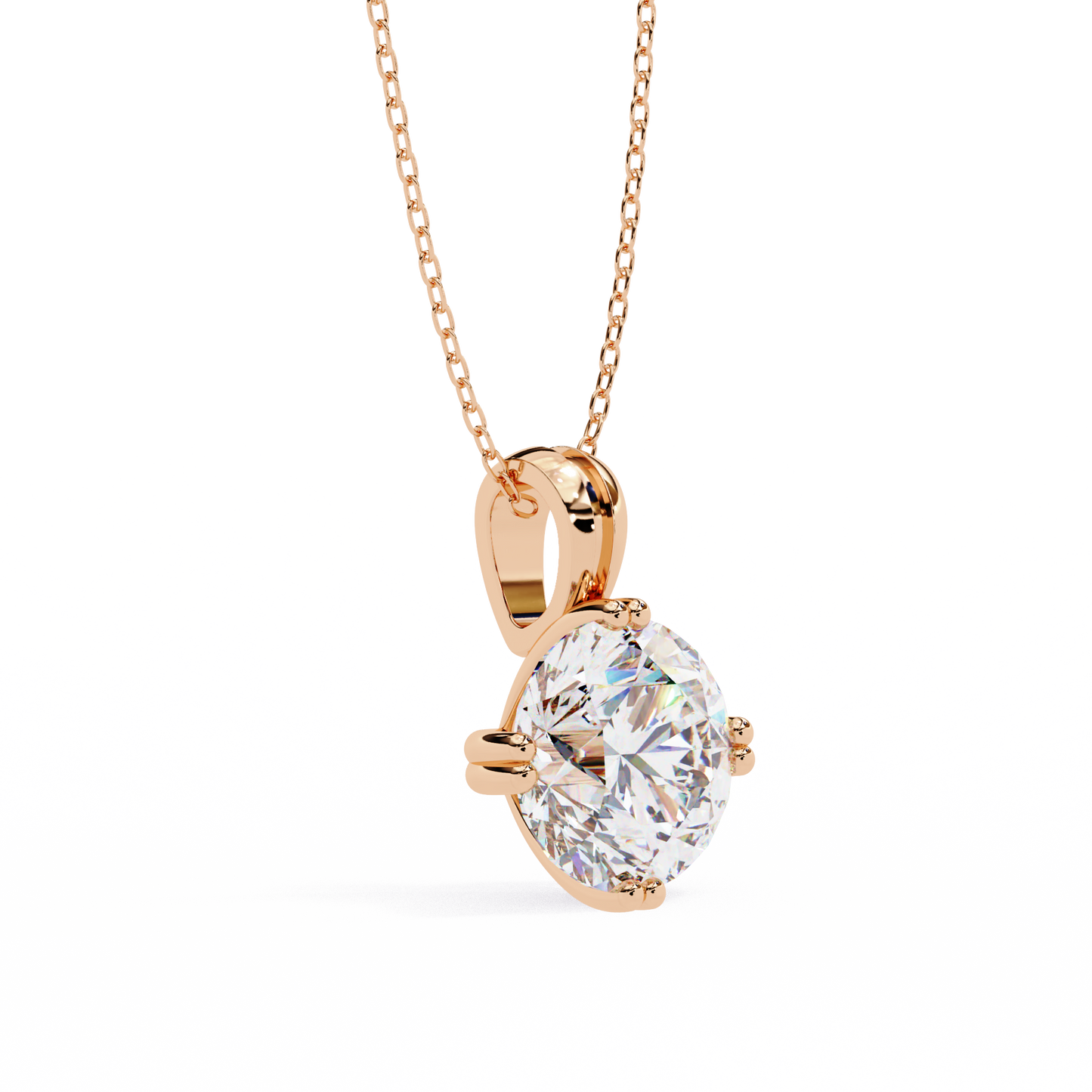Pure Glint Solitaire Pendant