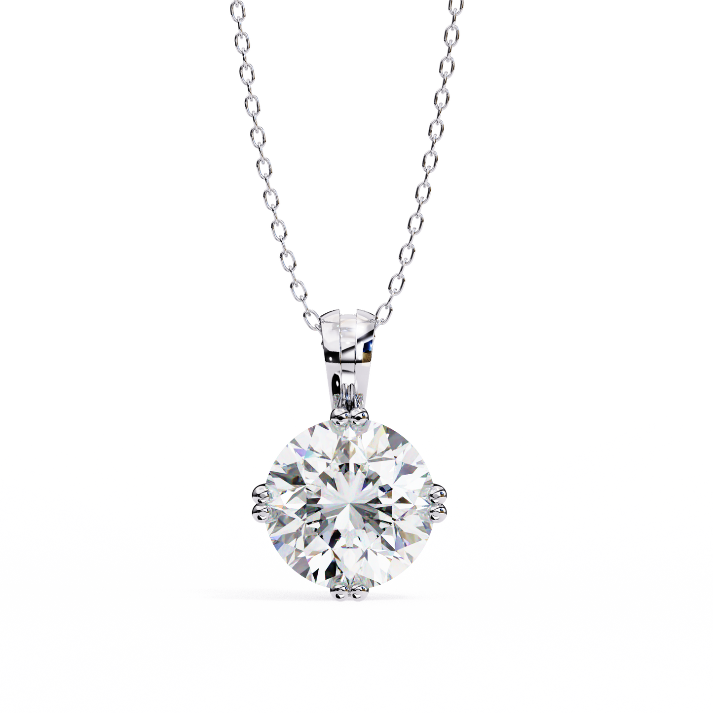 Pure Glint Solitaire Pendant