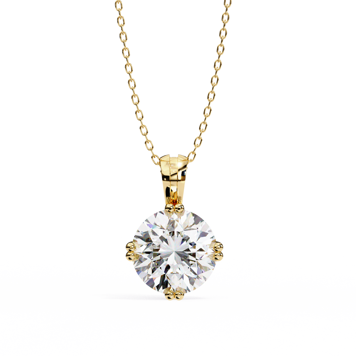Pure Glint Solitaire Pendant