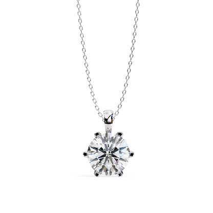 Sol Aura Solitaire Pendant