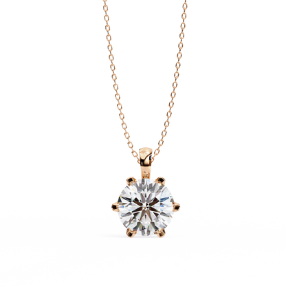 Sol Aura Solitaire Pendant