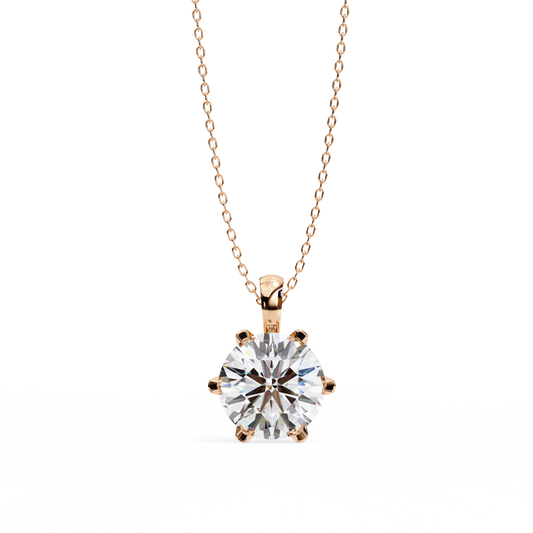 Sol Aura Solitaire Pendant